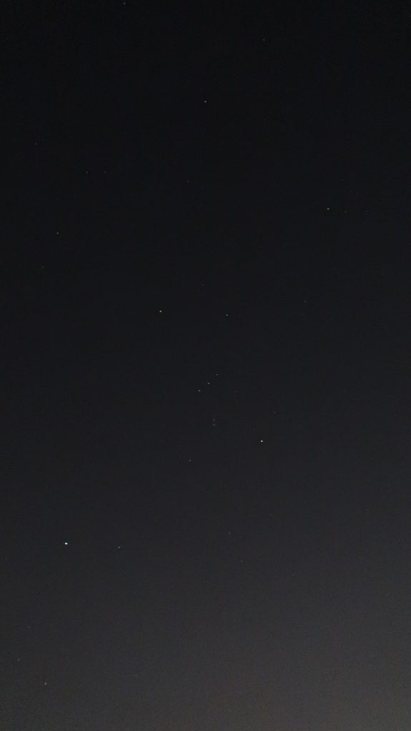 鴨川から見る星