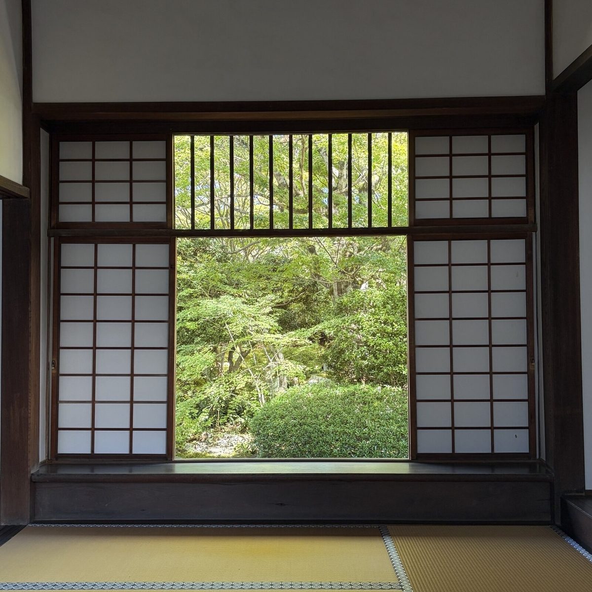 畳の先にある四角い迷いの窓